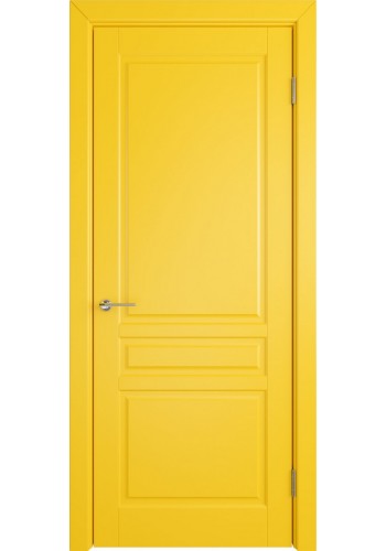 Дверь ВФД Стокгольм 56ДГ08 Эмаль желтая