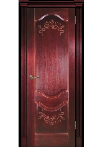 Дверь Покрова Прованс 2 сапель (красное дерево) ДГ