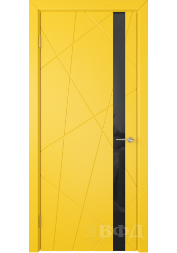 Дверь ВФД Флитта 26ДО08 Желтая
