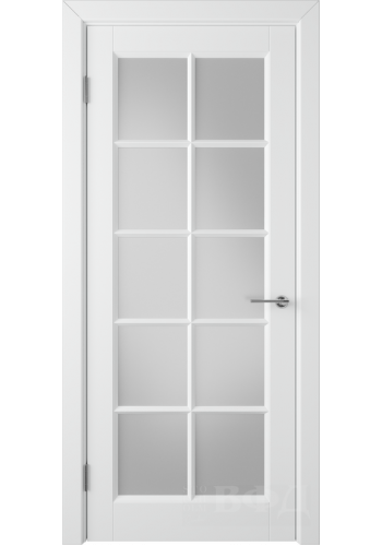 Дверь ВФД Гланта 57ДО0 Белая эмаль