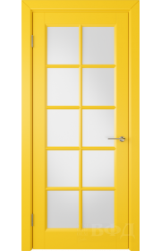 Дверь ВФД Гланта 57ДО08 Эмаль желтая