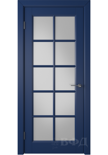 Дверь ВФД Гланта 57ДО09 Эмаль синяя