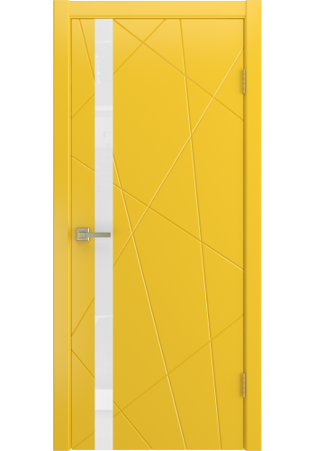 Дверь Лига Фиеста Желтая эмаль ДО
