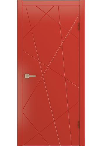Дверь Лига Фиеста Красная эмаль ДГ
