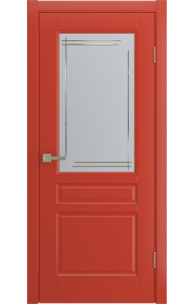 Дверь Лига Белль Красная эмаль ДО