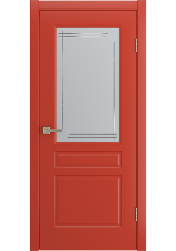Дверь Лига Белль Красная эмаль ДО