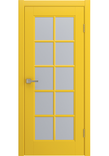 Дверь Лига Аморе Желтая эмаль ДО