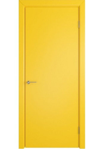 Дверь Лига Зеро Желтая эмаль ДГ