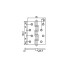 Универсальная петля врезная B020-C 100X75X2.5-4BB-1AC (медь)