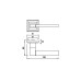 Ручка BUSSARE TORRE A-52-30 CHROME/S.CHROME (никель)