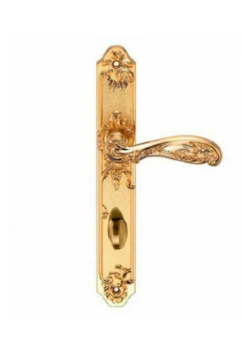 Ручка FLOR S. GOLD (OL) (на планке с завёрткой, матовое золото)