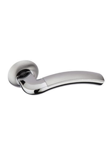 Ручка со сменными накладками ADDEN BAU. TWIN A127-02 CHROME (цвет МАТОВЫЙ ХРОМ / ХРОМ БЛЕСТЯЩИЙ)