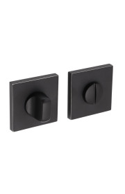 Завёртка сантехническая ADDEN BAU WC SQ-003 BLACK / CHROME RIM (цвет ЧЁРНЫЙ МАТОВЫЙ/ ХРОМ)