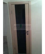 Фото установленной Двери ВФД Венеция 11ДГ1 Светлый дуб Глухие