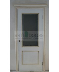 Фото установленной Двери Белоруссии Вена Черная патина с золотом ДГ