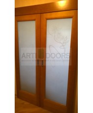 Фото установленной Дверь Лига Аврора Дуб ДО2