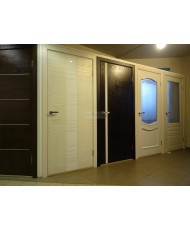 Фото установленной Дверь Лига Модерн 1 Венге ДО