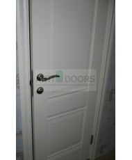 Фото установленной Двери Профиль Дорс 47U Черный матовый Стекло Мателюкс