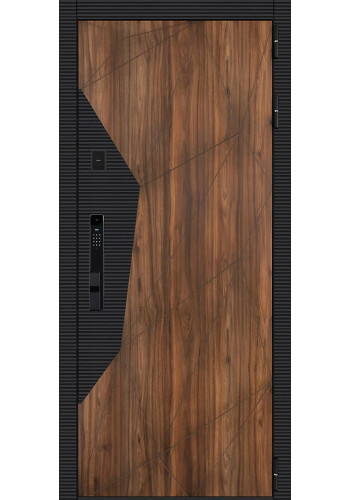 Стальная дверь "Сапсан" с адаптивной замковой частью биометрическим замком Smart lock