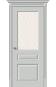 Межкомнатная дверь Скинни-15.1, со стеклом, цвет Grace Межкомнатная дверь Скинни-15.1, со стеклом, цвет Grace