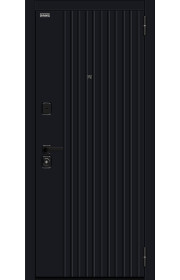 Входная дверь Граффити-32/32, цвет Total Black/Super White