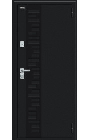 Входная дверь Thermo Техно Декор-2, цвет Букле черное/Wenge Veralinga
