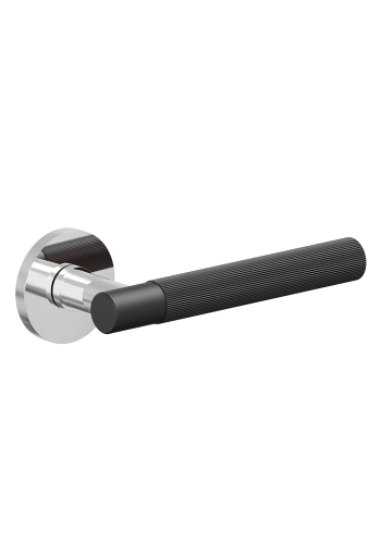 Ручка дверная Bravo AR-503, цвет Chrome/SBlack