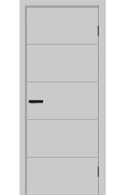 Межкомнатная дверь Граффити-1.Д, цвет Grey Pro