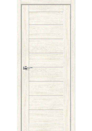 Межкомнатная дверь Браво-22, со стеклом, цвет Nordic Oak