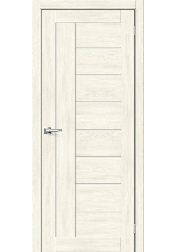 Межкомнатная дверь Браво-29, со стеклом, цвет Nordic Oak