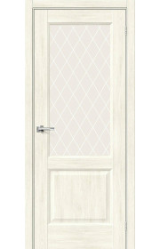 Межкомнатная дверь Неоклассик-33, со стеклом, цвет Nordic Oak