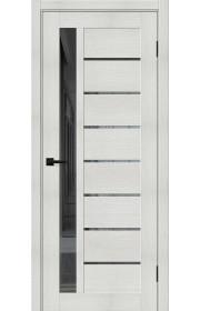 Межкомнатная дверь Браво-27.Л, со стеклом, цвет Bianco Melinga