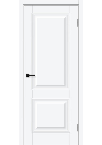 Межкомнатная дверь Классик-12, цвет White Silk