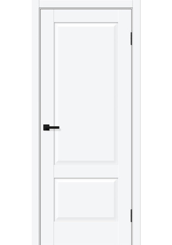 Межкомнатная дверь Прима-12, цвет White Silk