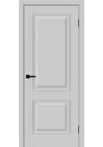 Межкомнатная дверь Классик-12, цвет Grey Silk