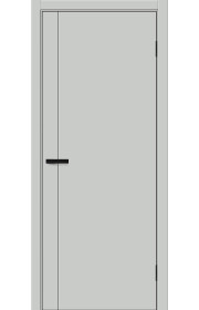 Межкомнатная дверь Браво-0.10 П, цвет Grey Silk