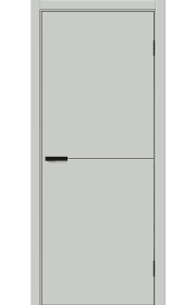 Межкомнатная дверь Браво-0.21 П, цвет Grey Silk