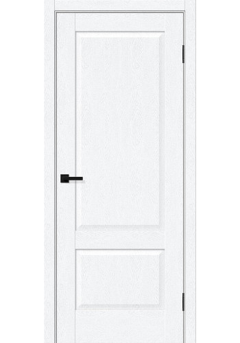 Межкомнатная дверь Прима-12, цвет White Silkwood