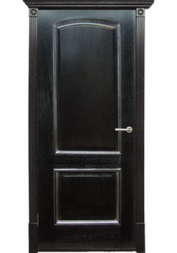 Дверь Халес Верона черный абрикос с серебром ДГ