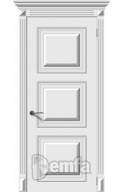 Дверь Дэмфа Багет 1 Белый ДГ