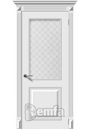 Дверь Дэмфа Багет 2 Белый ДО
