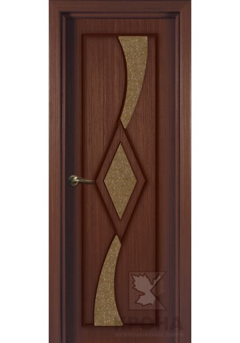 Дверь Крона Милана Макоре стекло дельта-бронза