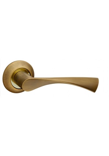 Ручки дверные Fuaro PRIMA RM AB/GP-7 бронза - золото