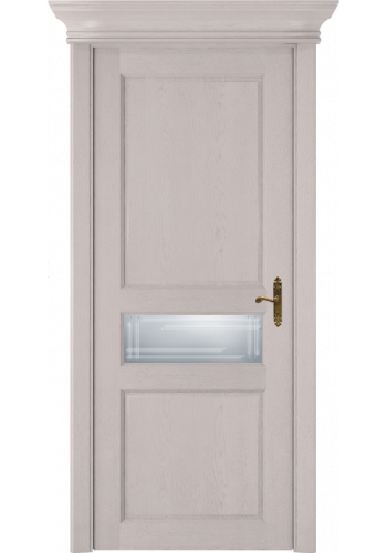 Двери Статус 534ГР Дуб серый стекло Грань