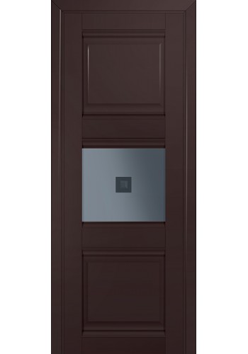 Двери Профиль Дорс 5U Темно-коричневый Стекло Узор графит 2