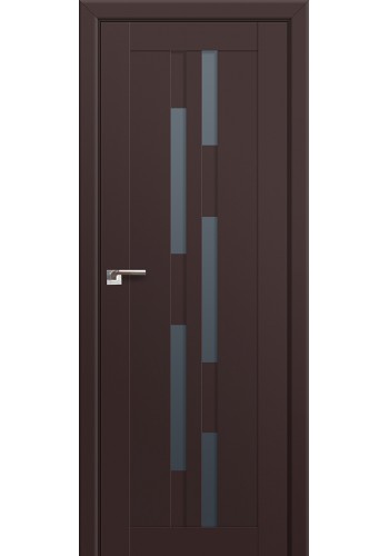 Двери Профиль Дорс 30U Темно-коричневый Стекло Графит