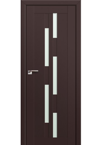 Двери Профиль Дорс 30U Темно-коричневый Стекло Мателюкс