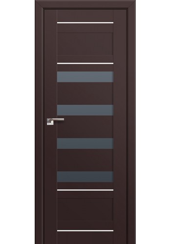 Двери Профиль Дорс 32U Темно-коричневый Стекло Графит