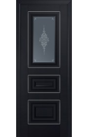 Двери Профиль Дорс 26U Черный матовый Стекло Кристалл Графит Серебро