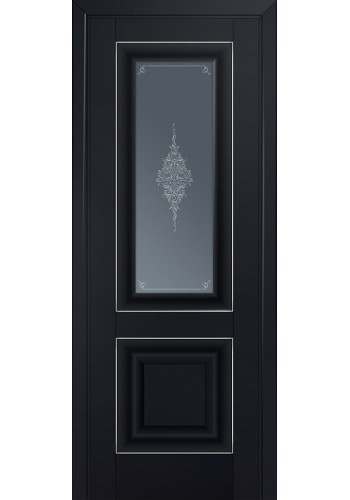Двери Профиль Дорс 28U Черный матовый Стекло Кристалл Графит Серебро